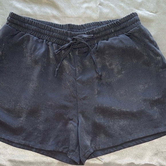 Harlowe & Graham Slate Gray 3” Sleep Shorts Elastic Drawstring Waistband Sz M - Picture 7 of 7